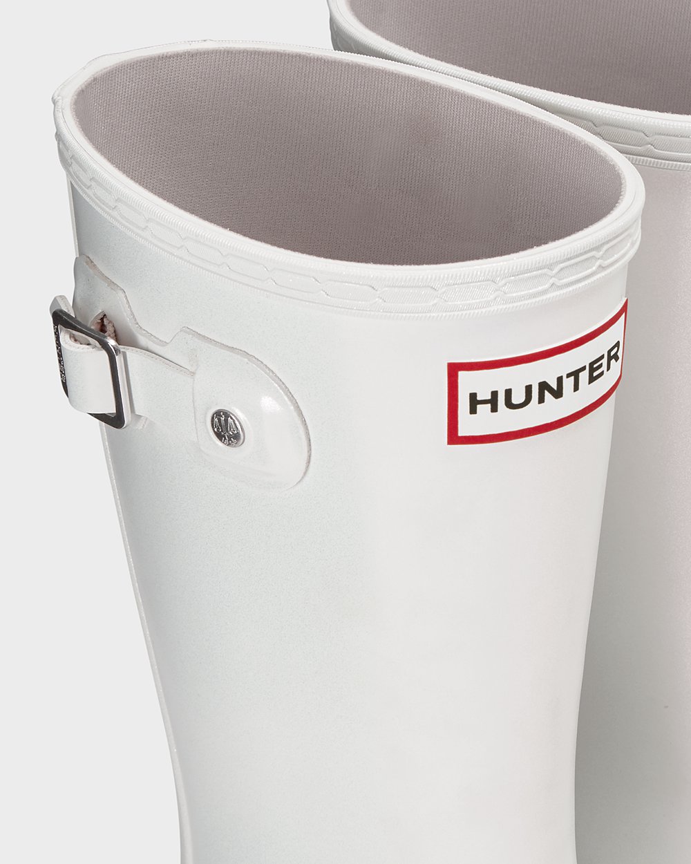 Hunter Niños Original Big Nebula - Botas de Lluvia Plateadas - 609-JHPUWC